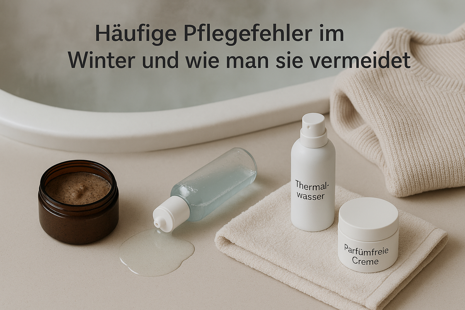 Häufige Pflegefehler im Winter und wie man sie vermeidet