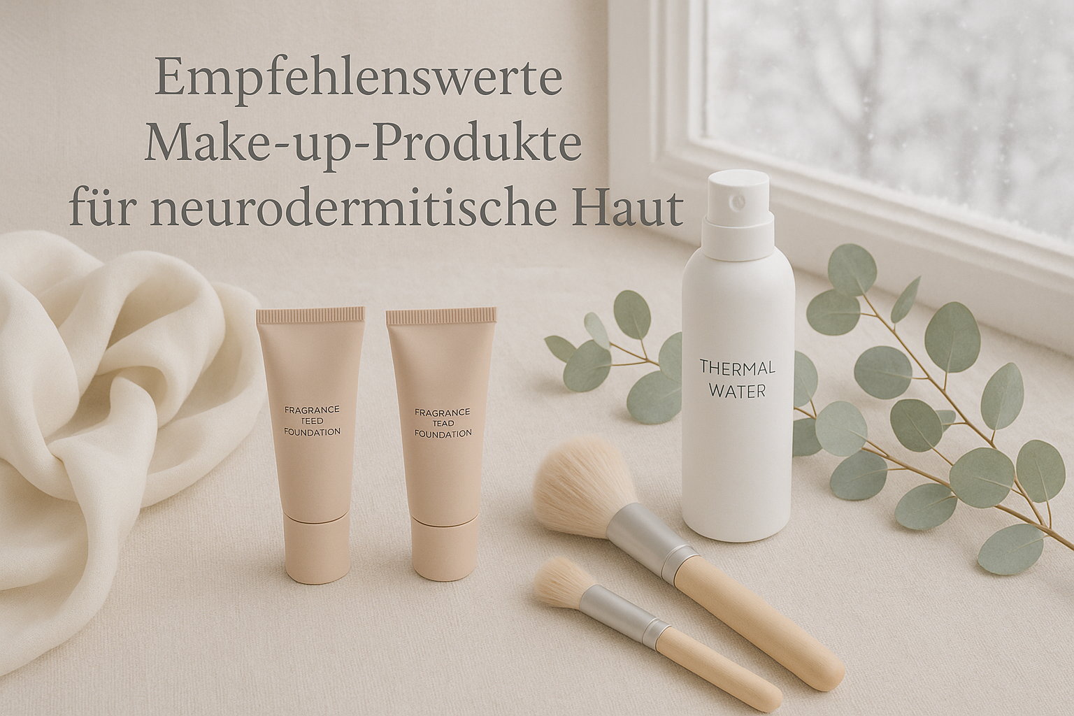 Empfehlenswerte Make-up-Produkte für neurodermitische Haut